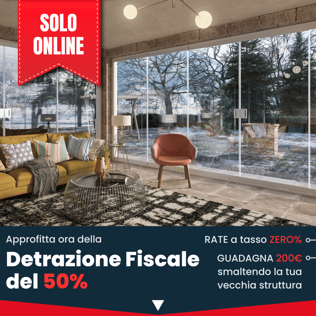 Vetrate Panoramiche Arquati: detrazione fiscale al 50%